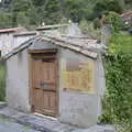 A small tiled hut on the side of the road, The Château Comtal, Lastours and the Journey Home, Carcassonne, Aude, France - 14th August 2018