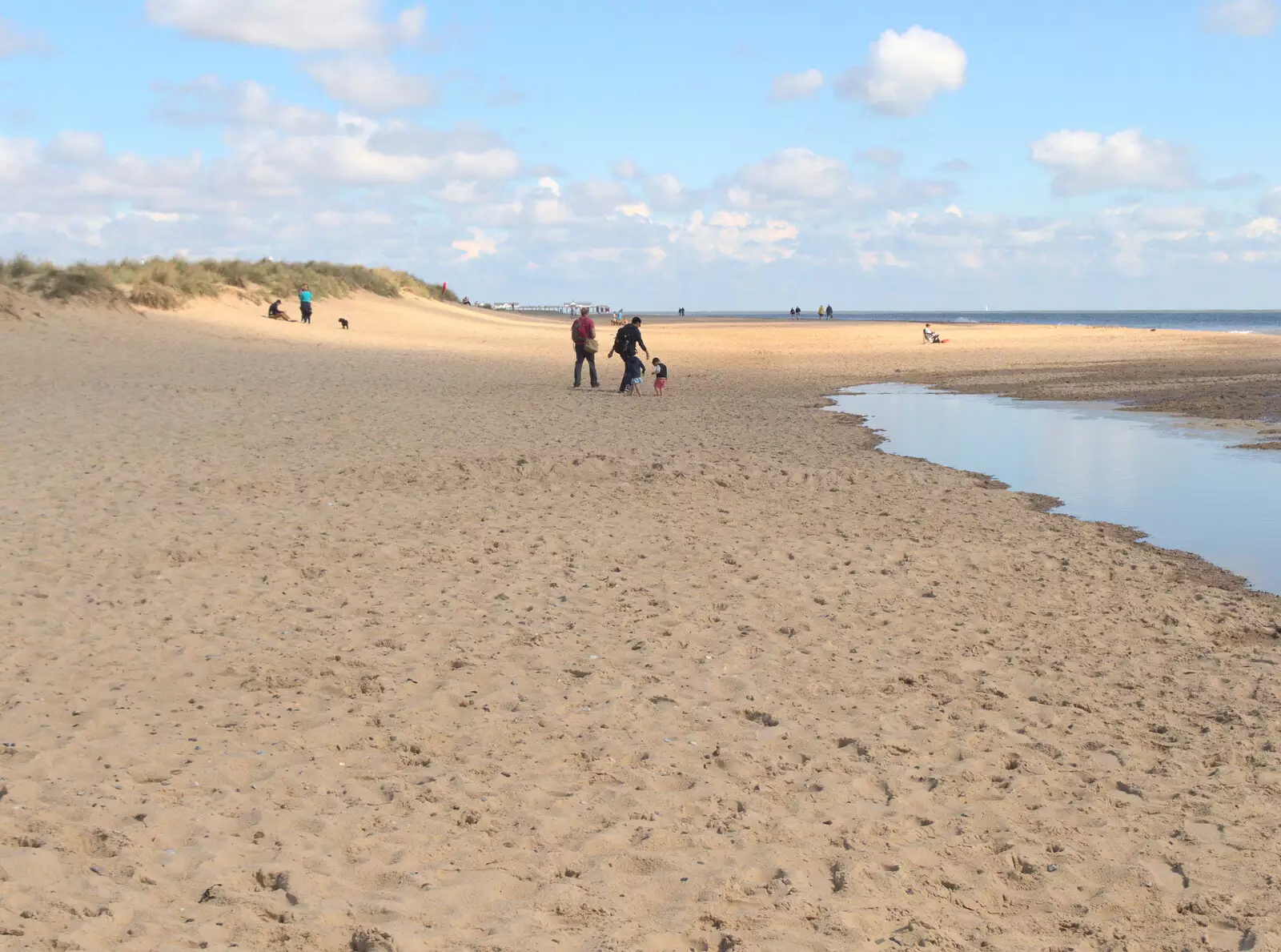 The beach is nice and quiet, from A Day on the Beach, Southwold, Suffolk - 25th August 2018