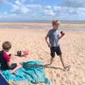 Harry roams around, A Day on the Beach, Southwold, Suffolk - 25th August 2018