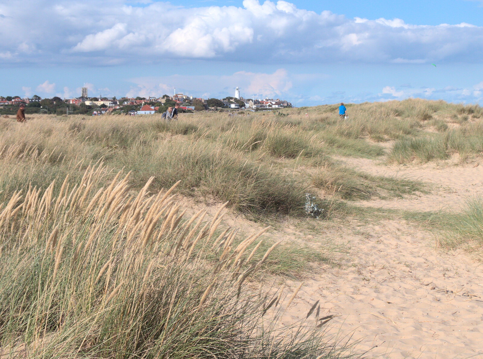 Southwold beyond the dunes from A Day on the Beach, Southwold, Suffolk - 25th August 2018