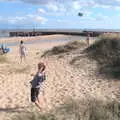 More kite action from Harry, A Day on the Beach, Southwold, Suffolk - 25th August 2018