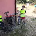 The boys cycle to Eye as Evelyn and Isobel run, A Spot of Camping, Alton Water, Stutton, Suffolk - 1st September 2018