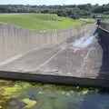 The resevoir overflow would be a fun waterslide, A Spot of Camping, Alton Water, Stutton, Suffolk - 1st September 2018