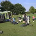 Back at the campsite, A Spot of Camping, Alton Water, Stutton, Suffolk - 1st September 2018