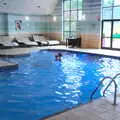 Isobel and the boys have a swim in the hotel pool, A Day at Warwick Castle, Warwickshire - 8th September 2018