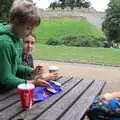 We stop for lunch, A Day at Warwick Castle, Warwickshire - 8th September 2018