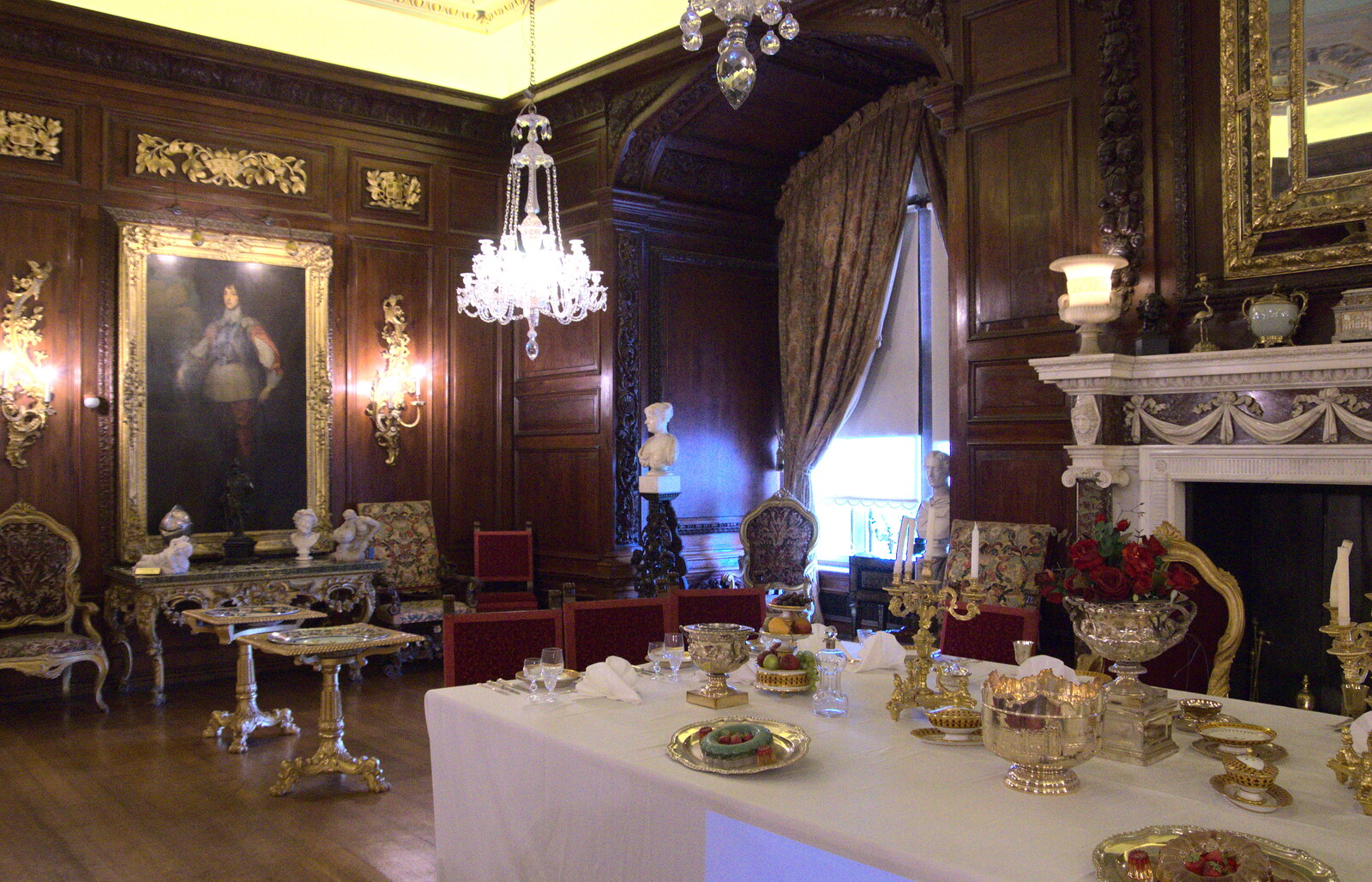 Another dining room from A Day at Warwick Castle, Warwickshire - 8th September 2018