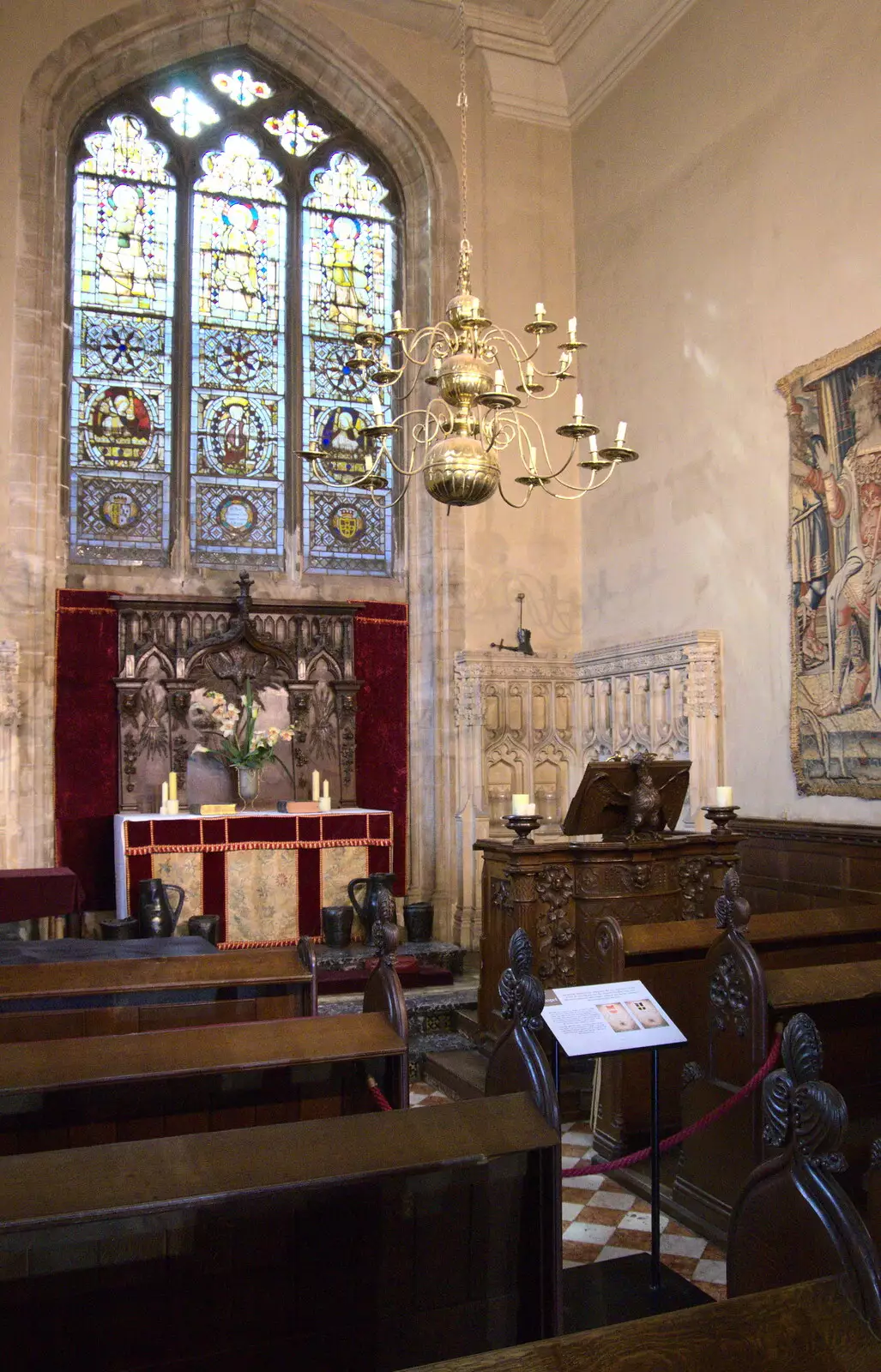 A chapel, from A Day at Warwick Castle, Warwickshire - 8th September 2018