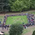 Aerial view of the next bird demonstration, A Day at Warwick Castle, Warwickshire - 8th September 2018