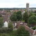 Warwick, as seen from the castle battlements, A Day at Warwick Castle, Warwickshire - 8th September 2018