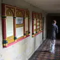 Isobel wanders a corridor, A Day at Warwick Castle, Warwickshire - 8th September 2018