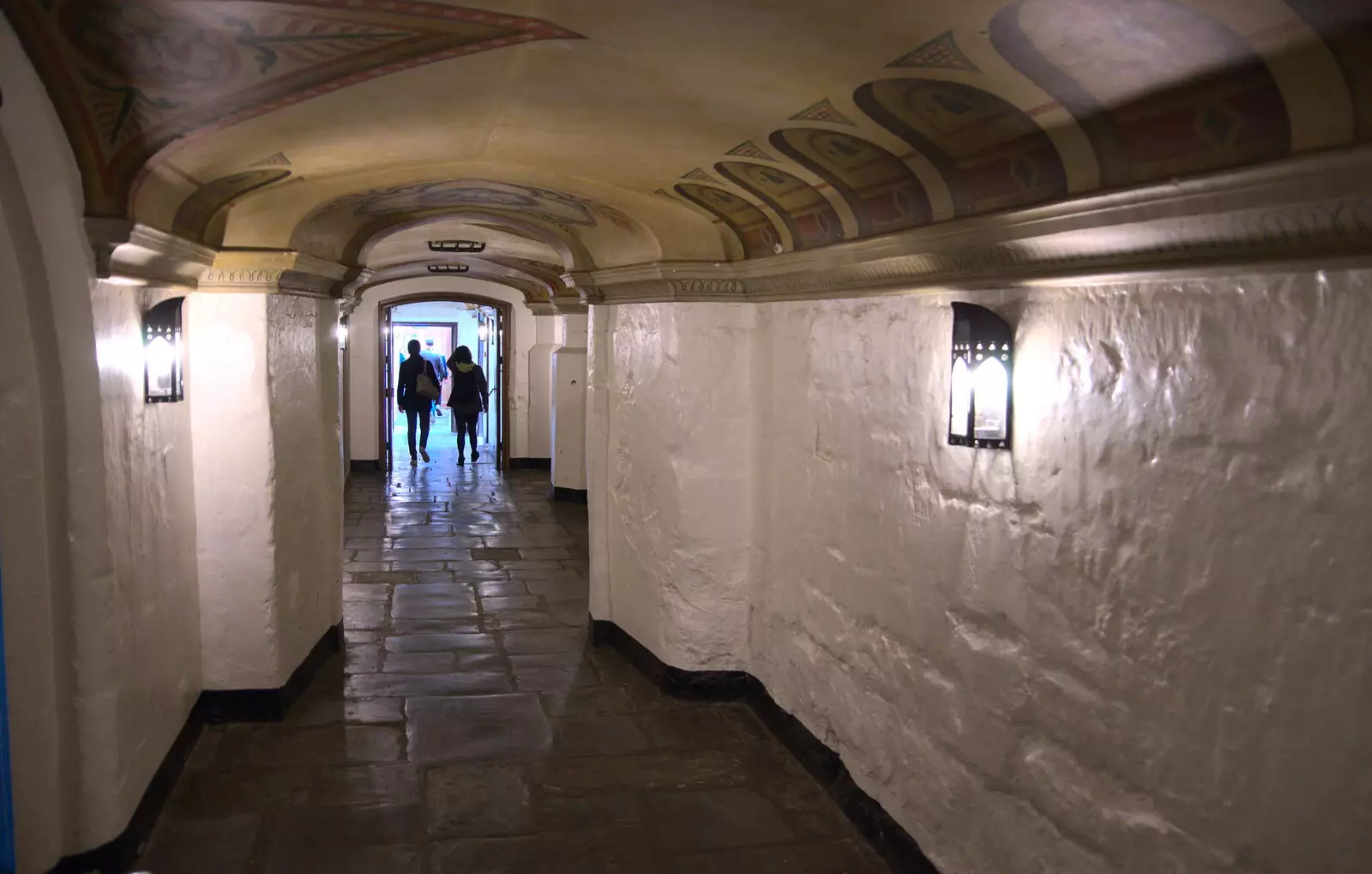 Painted corridors, from A Day at Warwick Castle, Warwickshire - 8th September 2018