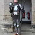 The groom in shining armour, A Day at Warwick Castle, Warwickshire - 8th September 2018