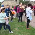 A papparazzi moment, A Day at Warwick Castle, Warwickshire - 8th September 2018