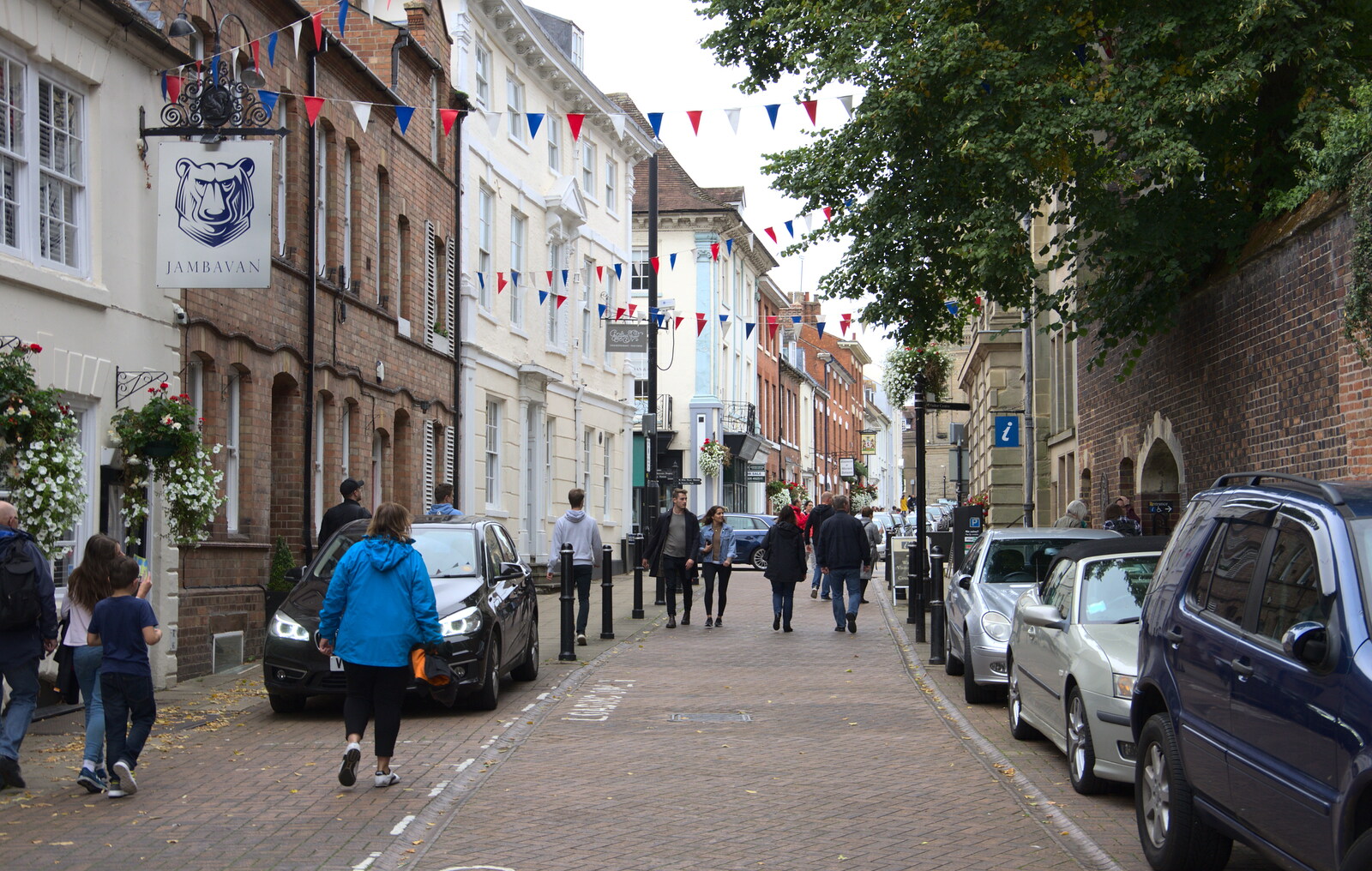 The streets of Warwick from A Day at Warwick Castle, Warwickshire - 8th September 2018