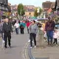 Grandad and Isobel on the streets of Stratford, A Postcard from Stratford-upon-Avon, Warwickshire - 9th September 2018