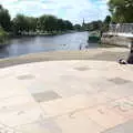 A big clock/sundial pavement thing, A Postcard from Stratford-upon-Avon, Warwickshire - 9th September 2018