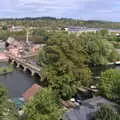 The River Avon, aerial view, A Postcard from Stratford-upon-Avon, Warwickshire - 9th September 2018