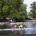 More rowing on the river, A Postcard from Stratford-upon-Avon, Warwickshire - 9th September 2018