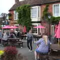 Isobel outside the Pen and Parchment, A Postcard from Stratford-upon-Avon, Warwickshire - 9th September 2018