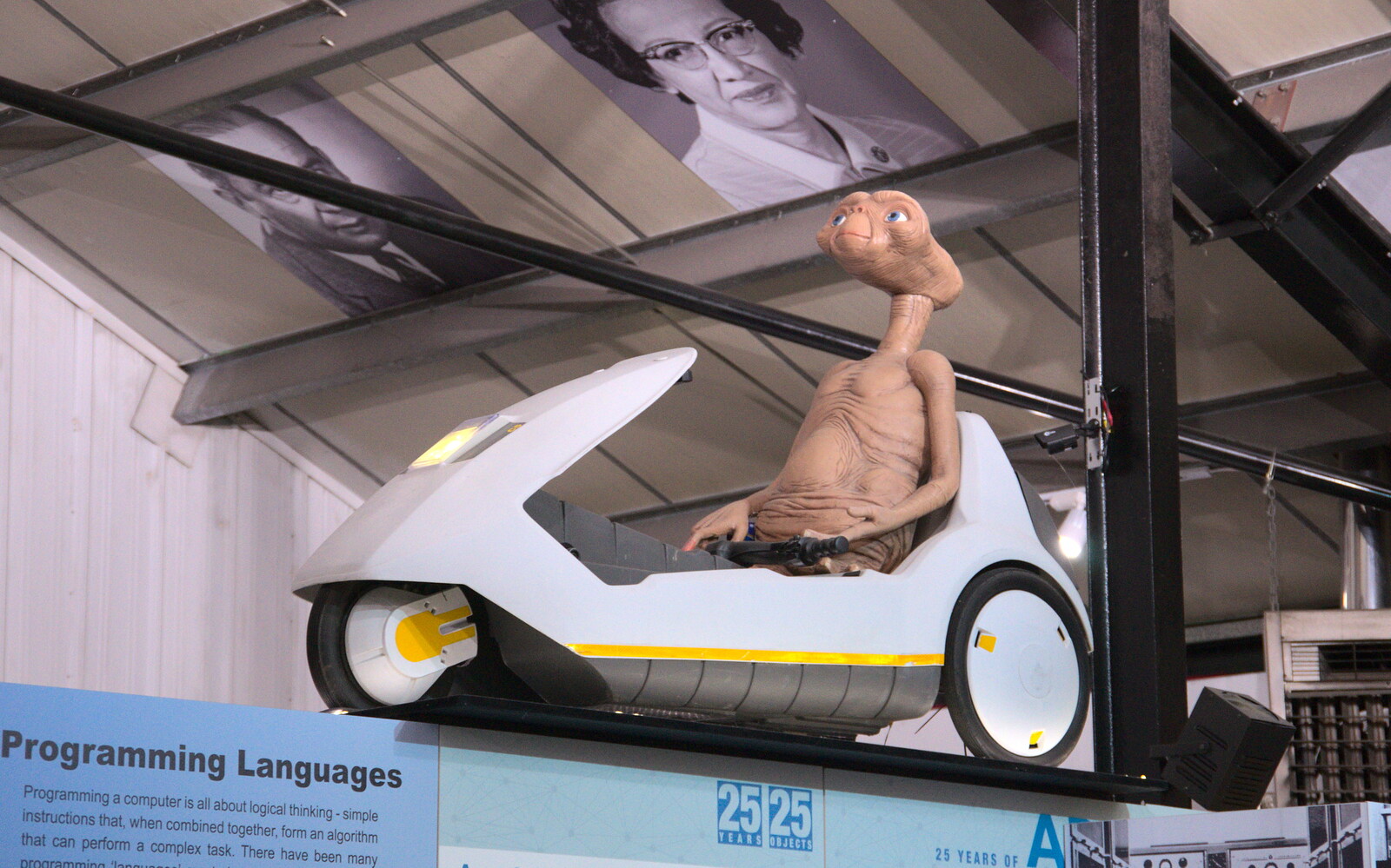 ET in a Sinclair C5 from The Retro Computer Festival, Centre For Computing History, Cambridge - 15th September 2018