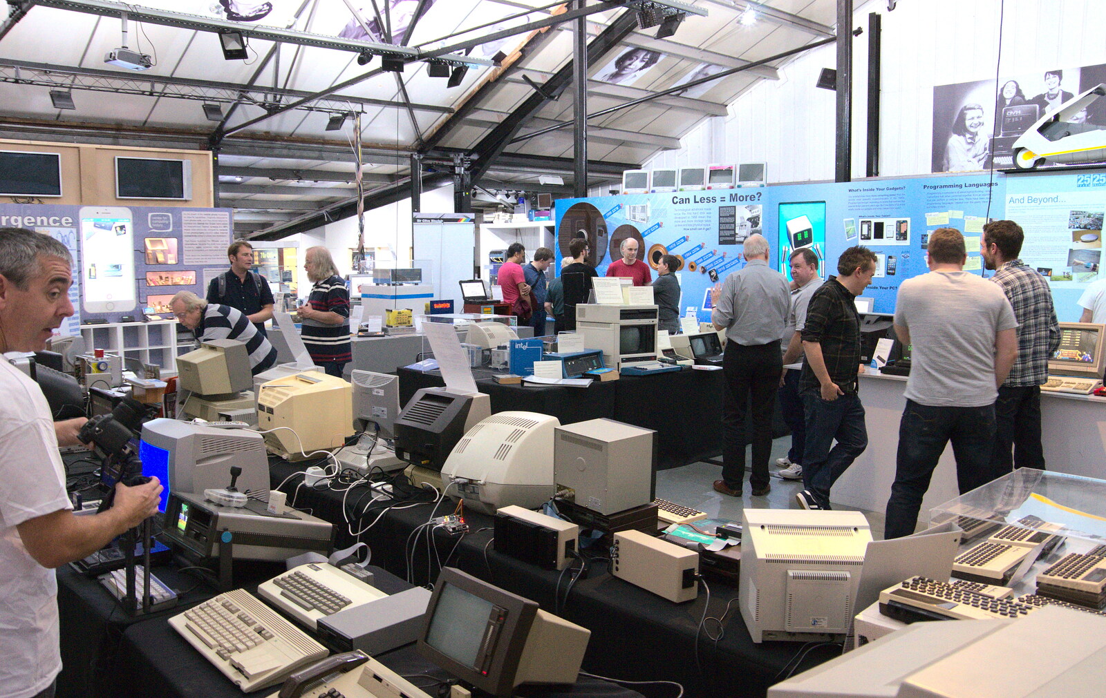A room full of vintage hardware from The Retro Computer Festival, Centre For Computing History, Cambridge - 15th September 2018