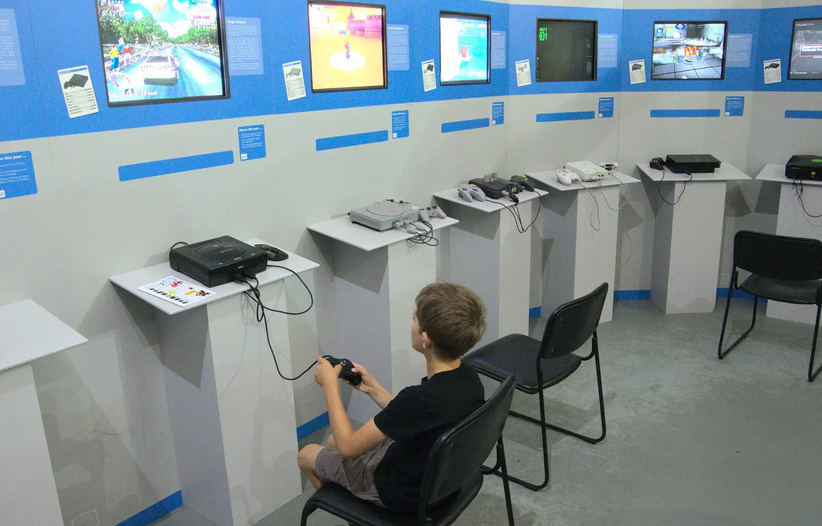 Fred in the games room, from The Retro Computer Festival, Centre For Computing History, Cambridge - 15th September 2018