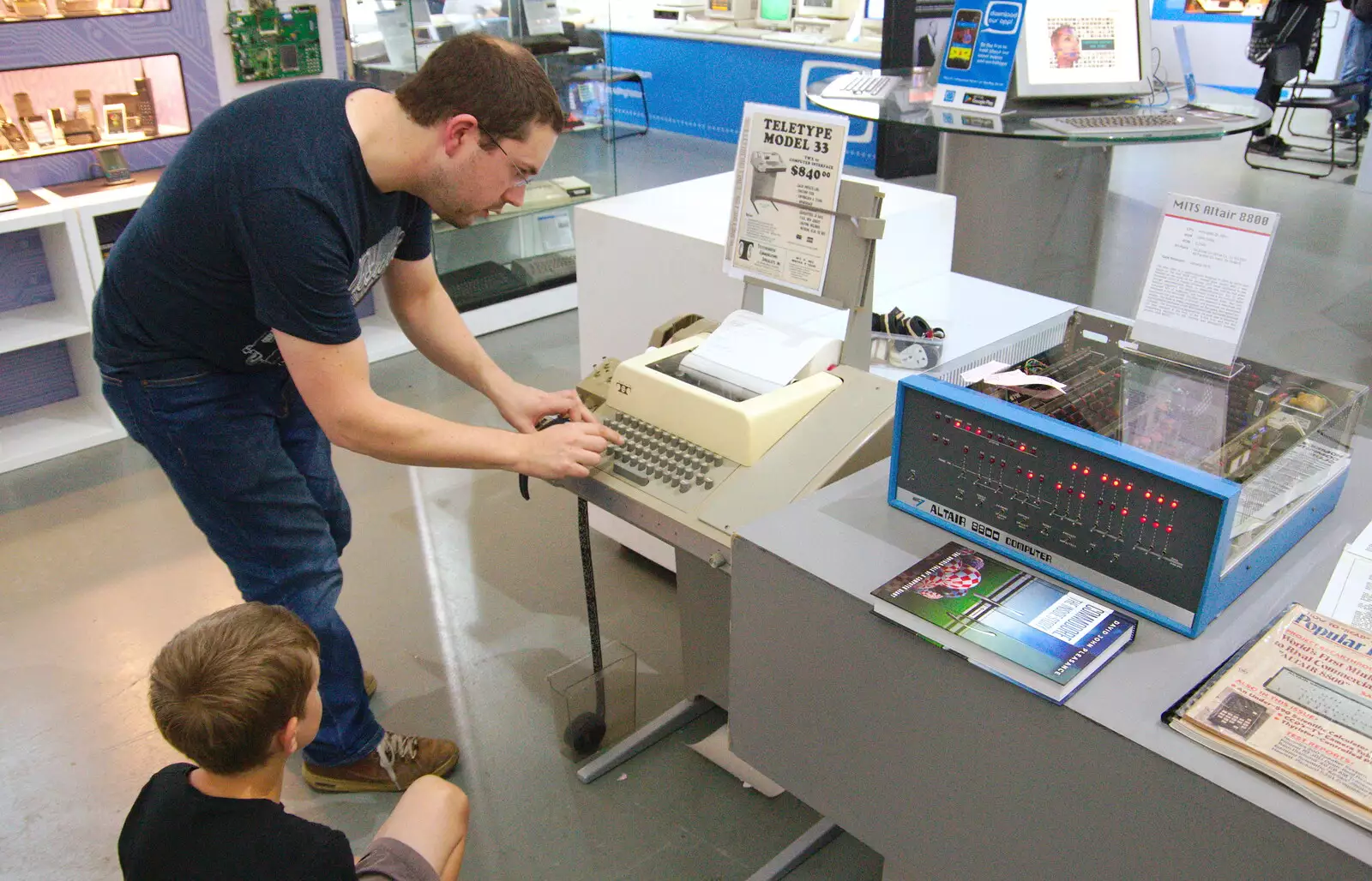 There's a working Altair 8800, from The Retro Computer Festival, Centre For Computing History, Cambridge - 15th September 2018