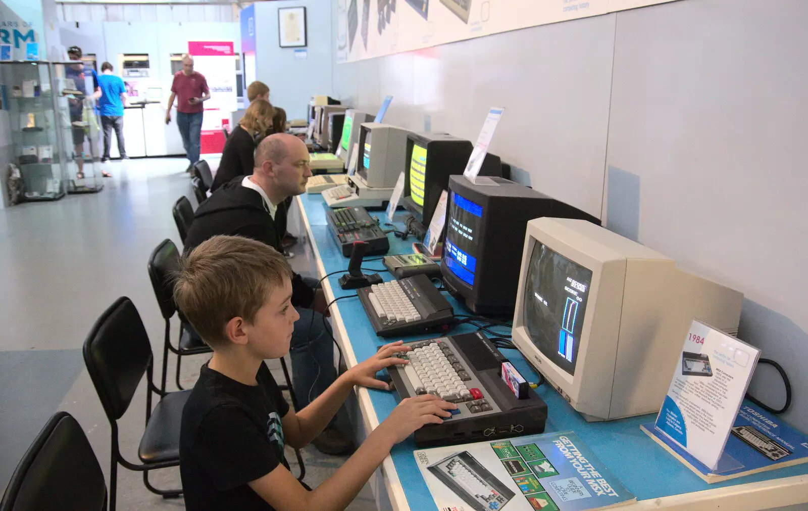 Fred's on another vintage computer, from The Retro Computer Festival, Centre For Computing History, Cambridge - 15th September 2018