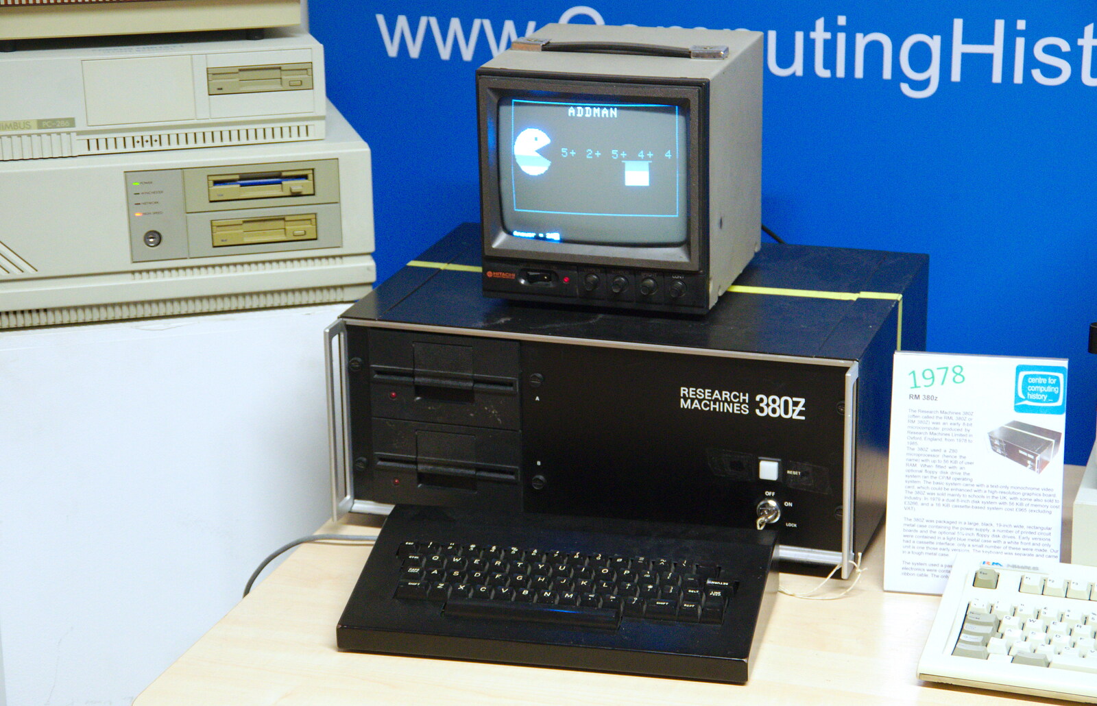 An RM 380Z from The Retro Computer Festival, Centre For Computing History, Cambridge - 15th September 2018