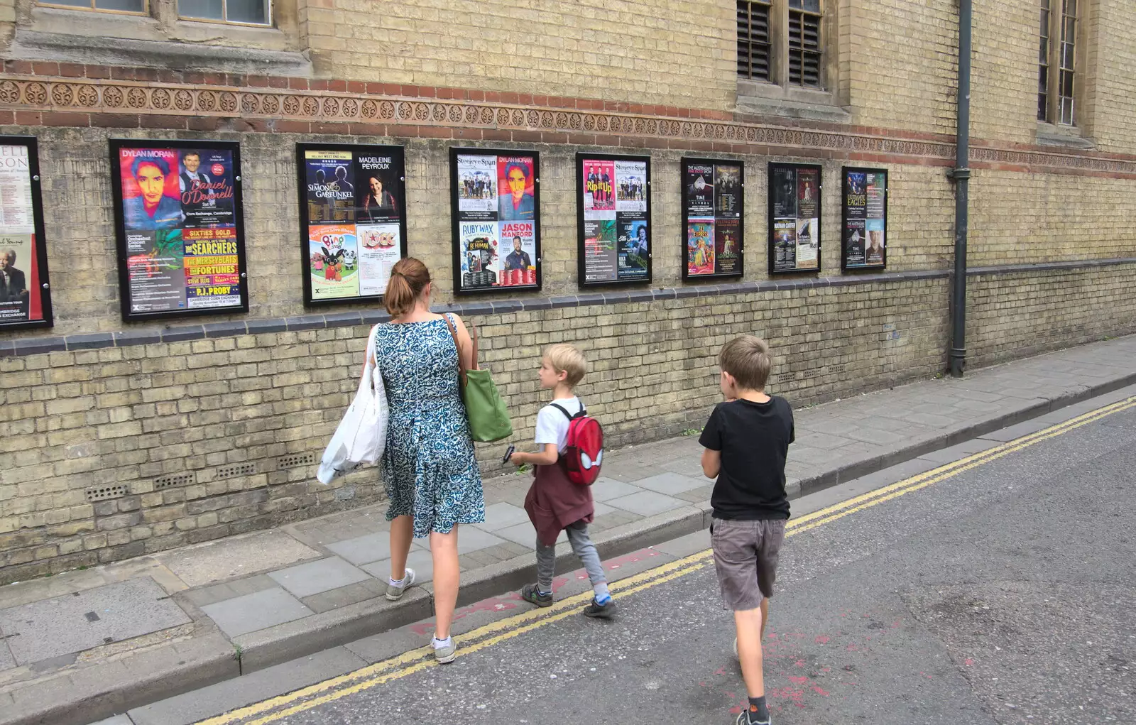 Posters outside the Corn Exchange, from The Retro Computer Festival, Centre For Computing History, Cambridge - 15th September 2018