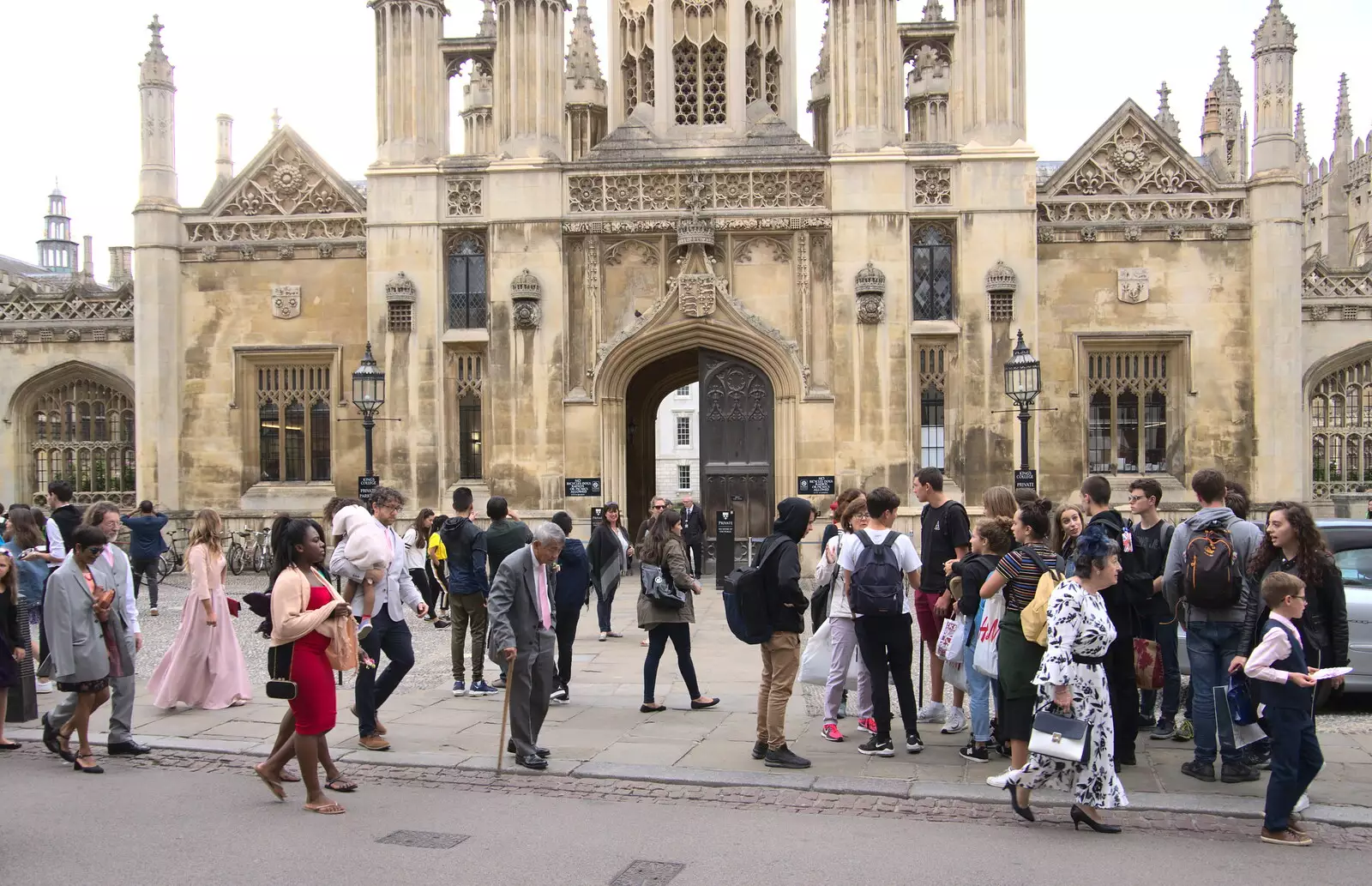 There's the usual chaos going on outside King's , from The Retro Computer Festival, Centre For Computing History, Cambridge - 15th September 2018