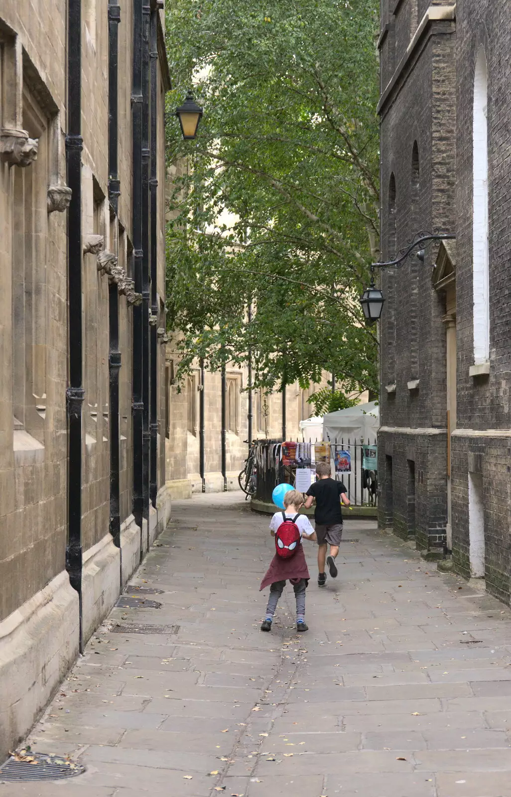 The boys on All Saints Passage, from The Retro Computer Festival, Centre For Computing History, Cambridge - 15th September 2018