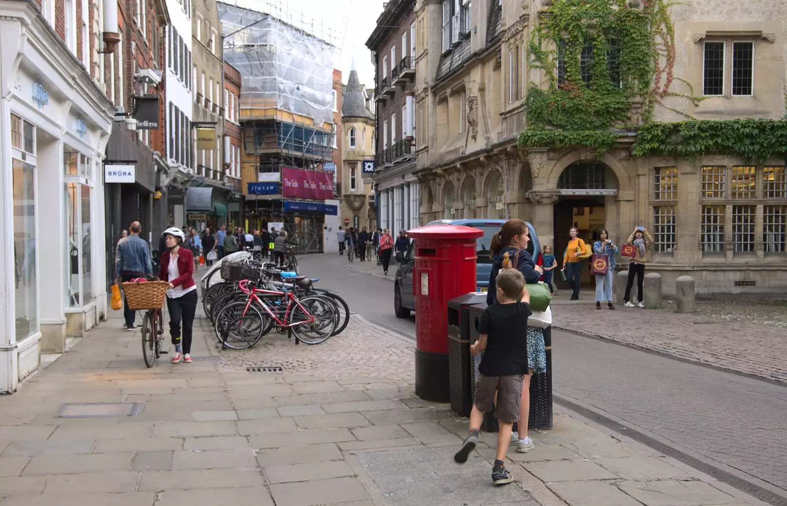 On Trinity Street, from The Retro Computer Festival, Centre For Computing History, Cambridge - 15th September 2018