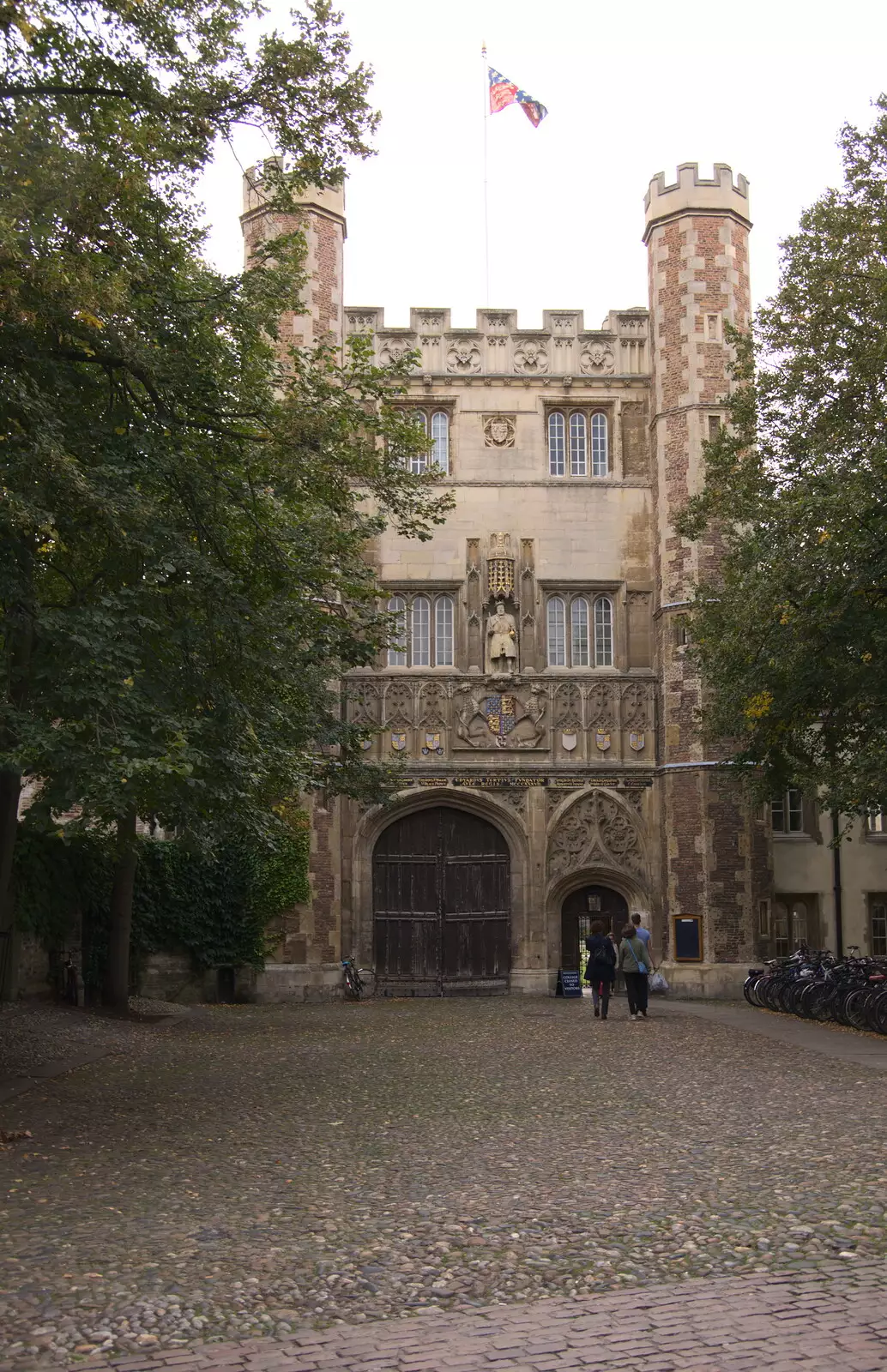 The main entrance to Trinity College, from The Retro Computer Festival, Centre For Computing History, Cambridge - 15th September 2018