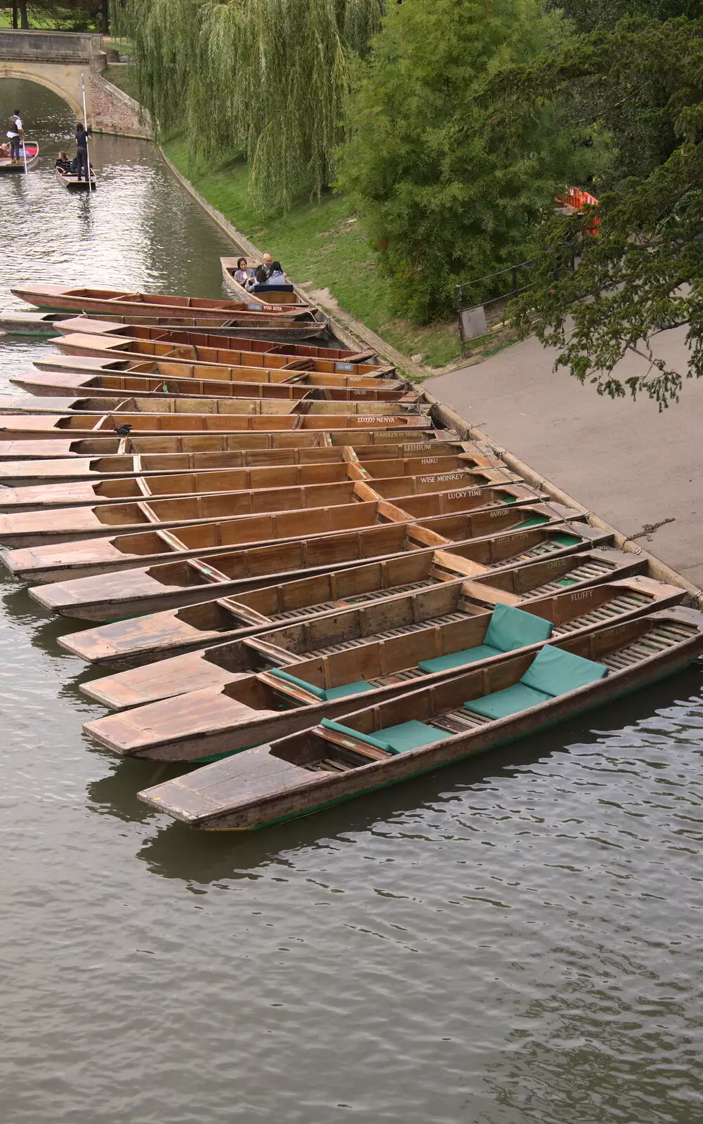 More punts in a line, from The Retro Computer Festival, Centre For Computing History, Cambridge - 15th September 2018