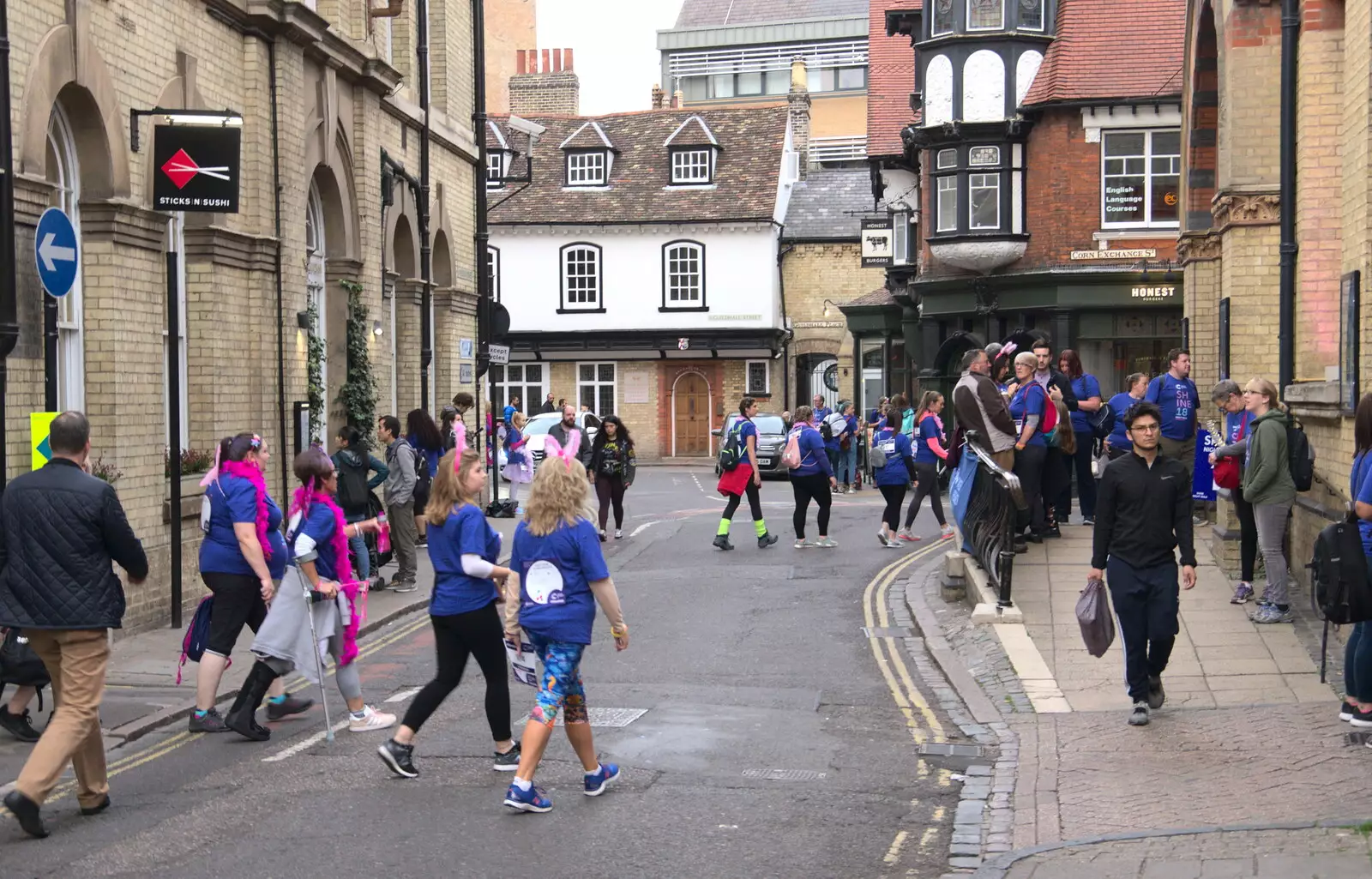 There's a herd of sponsored walkers, from The Retro Computer Festival, Centre For Computing History, Cambridge - 15th September 2018