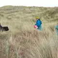 Isobel and the boys head off to the beach, An Optimistic Camping Weekend, Waxham Sands, Norfolk - 22nd September 2018