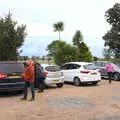 In the pub car park, An Optimistic Camping Weekend, Waxham Sands, Norfolk - 22nd September 2018