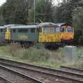 A pair of Class 86's and a Class 66 'shed', Isobel and the Invidia Voices, Norwich Railway Station, Norfolk- 28th September 2018