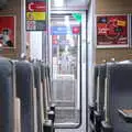 An infinite sequence of doors along the train, Isobel and the Invidia Voices, Norwich Railway Station, Norfolk- 28th September 2018