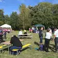 The scene down at the Pennings, Gislingham Silver Band and the Duck Race, The Pennings, Eye, Suffolk - 29th September 2018