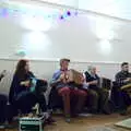 The folk band in the village hall, Big Steve's Music Night, The Village Hall, Brome, Suffolk - 6th October 2018