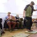 A bit of 'step dancing' occurs, Big Steve's Music Night, The Village Hall, Brome, Suffolk - 6th October 2018