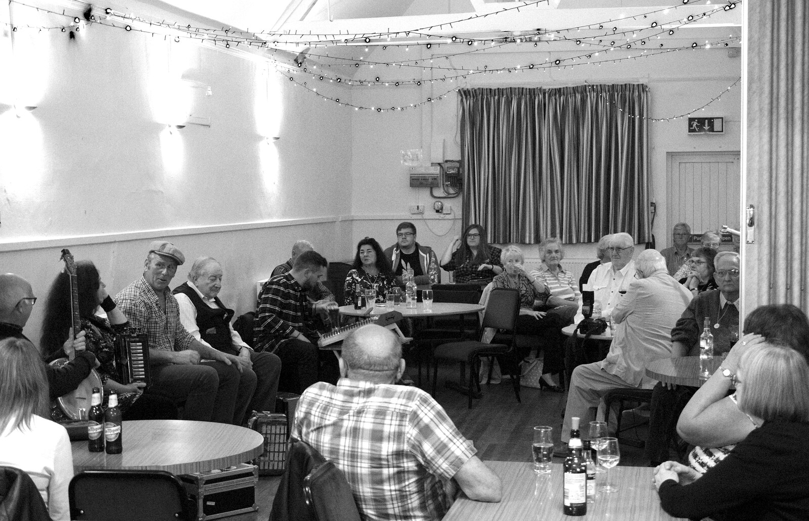 There's a good turnout up the village hall from Big Steve's Music Night, The Village Hall, Brome, Suffolk - 6th October 2018