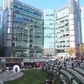 It's warm so the Sheldon Square pit is busy, Harry's Investiture and Lachie Leaves, Suffolk and London - 17th October 2018