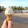 It's so warm, it's actually ice-cream weather, Harry's Investiture and Lachie Leaves, Suffolk and London - 17th October 2018