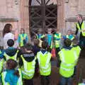 The Beavers all do the salute, Harry's Investiture and Lachie Leaves, Suffolk and London - 17th October 2018