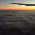 Obligatory clouds-and-wing photo, A Trip to Short Hills, New Jersey, United States - 20th October 2018