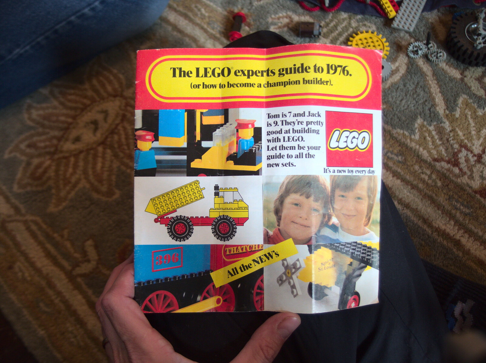 Phil has an large  collection of Lego brochures from A Trip to Short Hills, New Jersey, United States - 20th October 2018